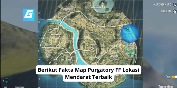 Berikut fakta map purgatory ff lokasi mendarat terbaik