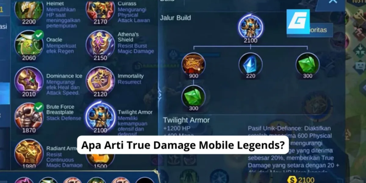 Apa arti true damage mobile legends?