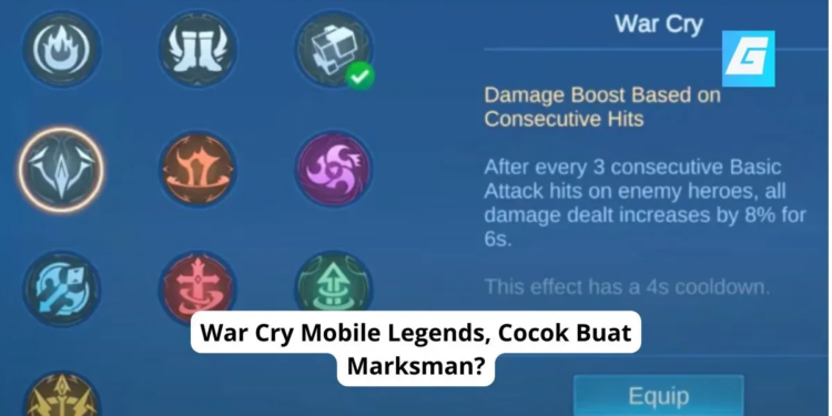 War cry mobile legends, cocok buat marksman?