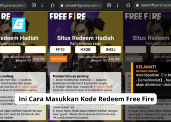 Ini cara masukkan kode redeem free fire