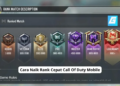 Cara naik rank cepat call of duty mobile