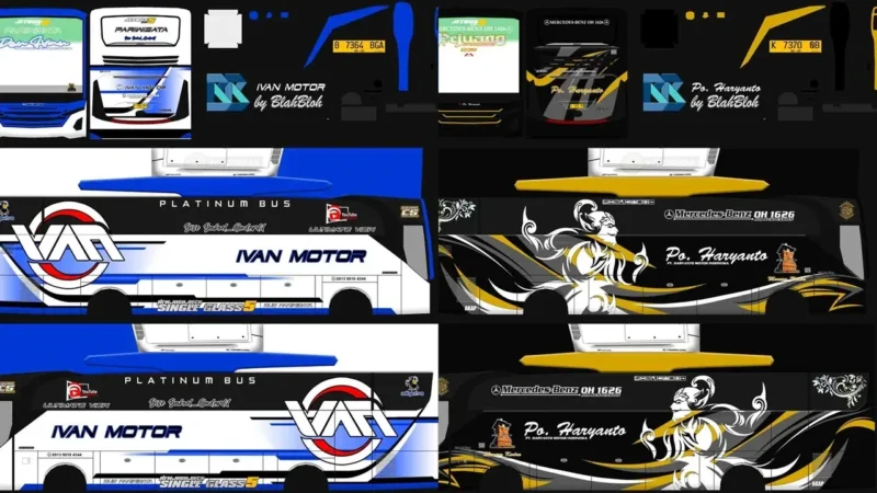 50+ Mod Bussid Livery Jb5 Keren & Terbaru 2024 Gamedaim