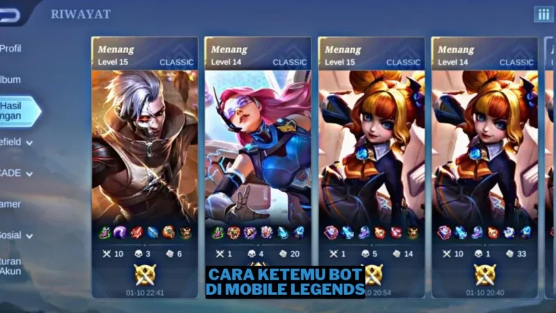 7 Cara Ketemu Bot Ranked Mobile Legends (ml) Gamedaim