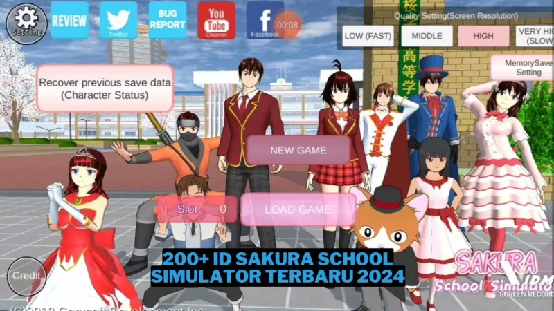 200+ ID Sakura School Simulator Terbaru 2024