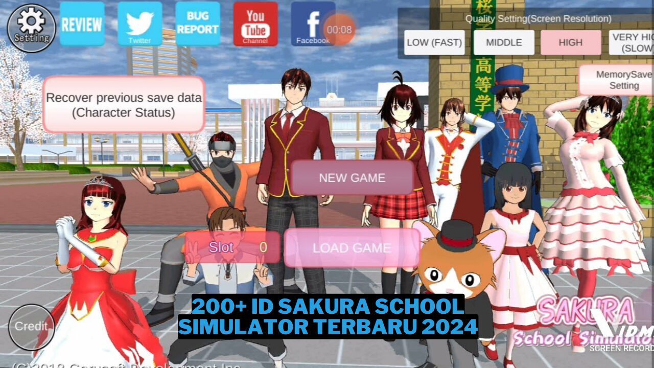 500+ ID Sakura School Simulator Terbaru 2025