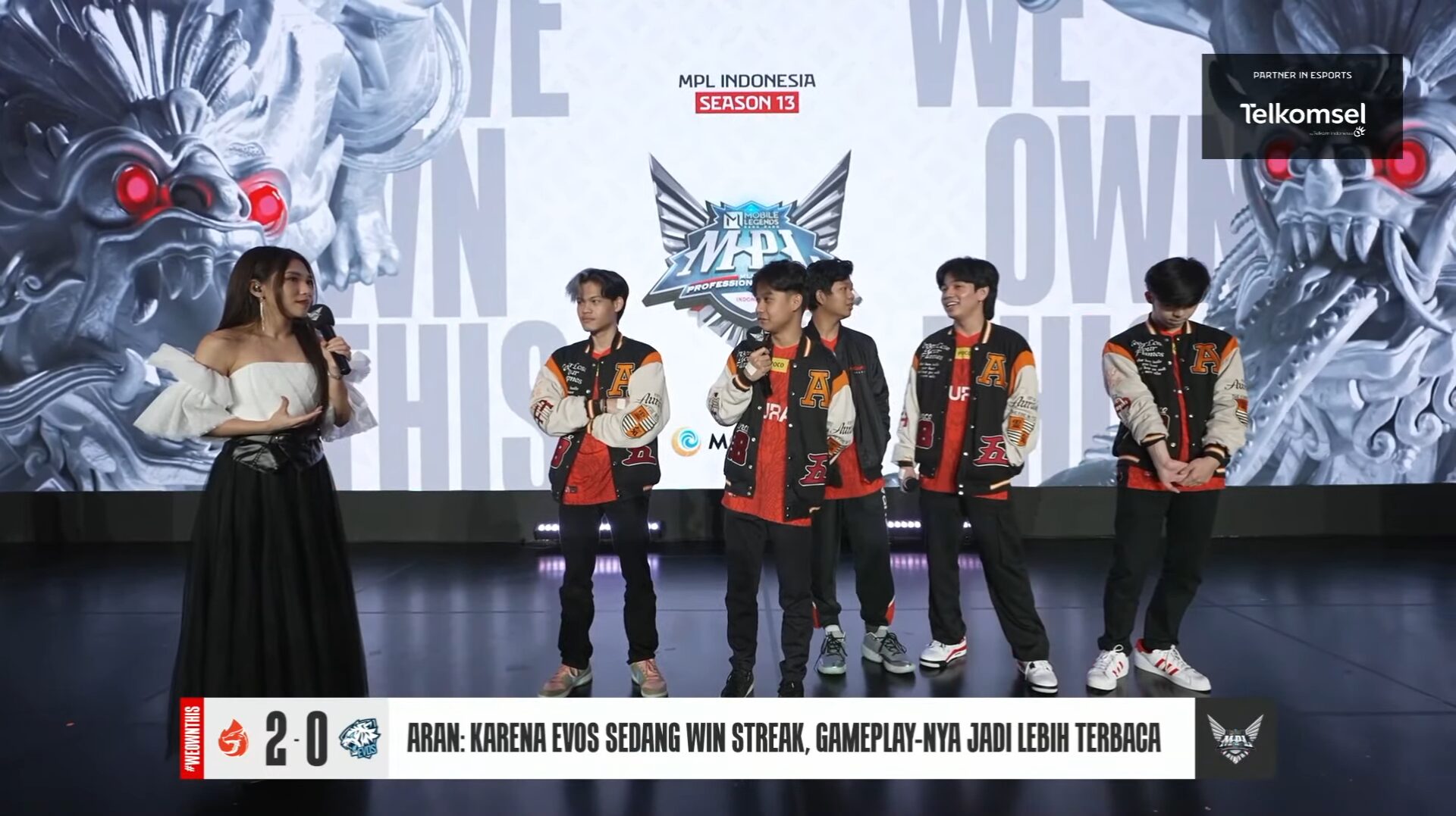 Hasil MPL ID S13 Week 8 EVOS Glory vs Aura: Naga Merah Kembali Bangkit