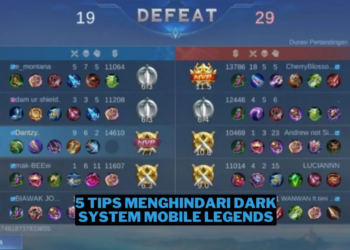 5 tips menghindari dark system mobile legends