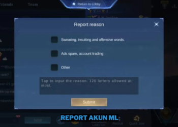 Cara report akun ml dengan mudah