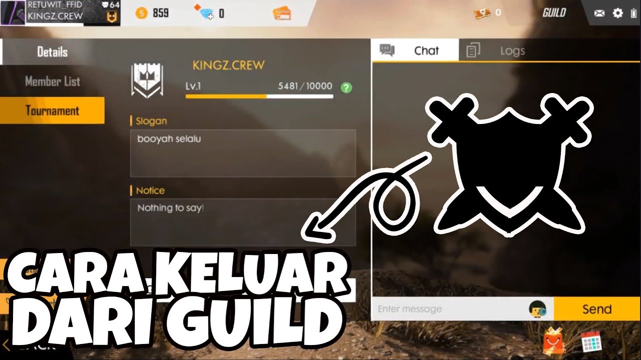 Cara keluar dari guild ff dengan mudah