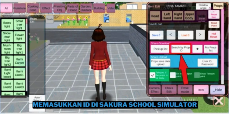 Cara memasukkan id di sakura school simulator dengan mudah