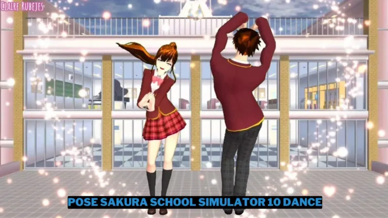 Pose Sakura School Simulator 10 Dance