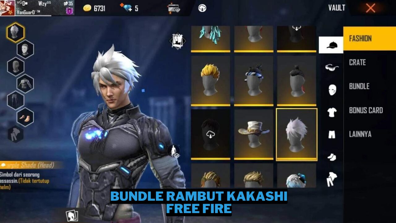 Cara Mendapatkan Bundle Rambut Kakashi FF 2024