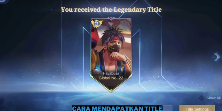 Cara mendapatkan title ml dengan mudah gamedaim