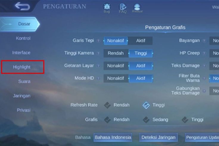Cara Mengaktifkan Highlight Mobile Legends (ML) 2 Cara Mengaktifkan Highlight Mobile Legends Ml 1