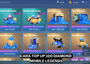 Cara top up 100 diamond ml dengan mudah dan cepat! Gamedaim