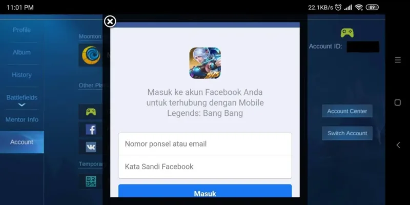 Cara Unbind Akun Facebook Ml Terbaru 2024! Login Fb