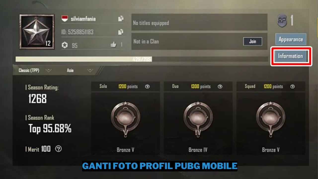 Cara ganti foto profil pubg mobile dengan mudah