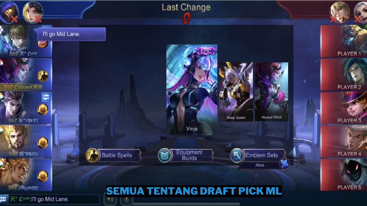 Draft Pick Ml Arti Sampai Strategi Untuk Menang! Gamedaim