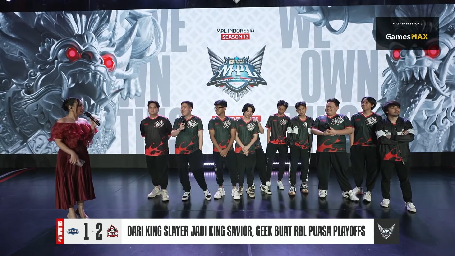 Hasil MPL ID S13 Week 9 Rebellion vs Geek Fam: RBL Gagal Lolos ke Playoff