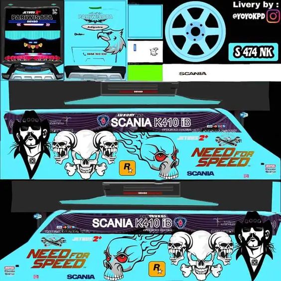 Livery Bus Simulator Keren 3d 1 1