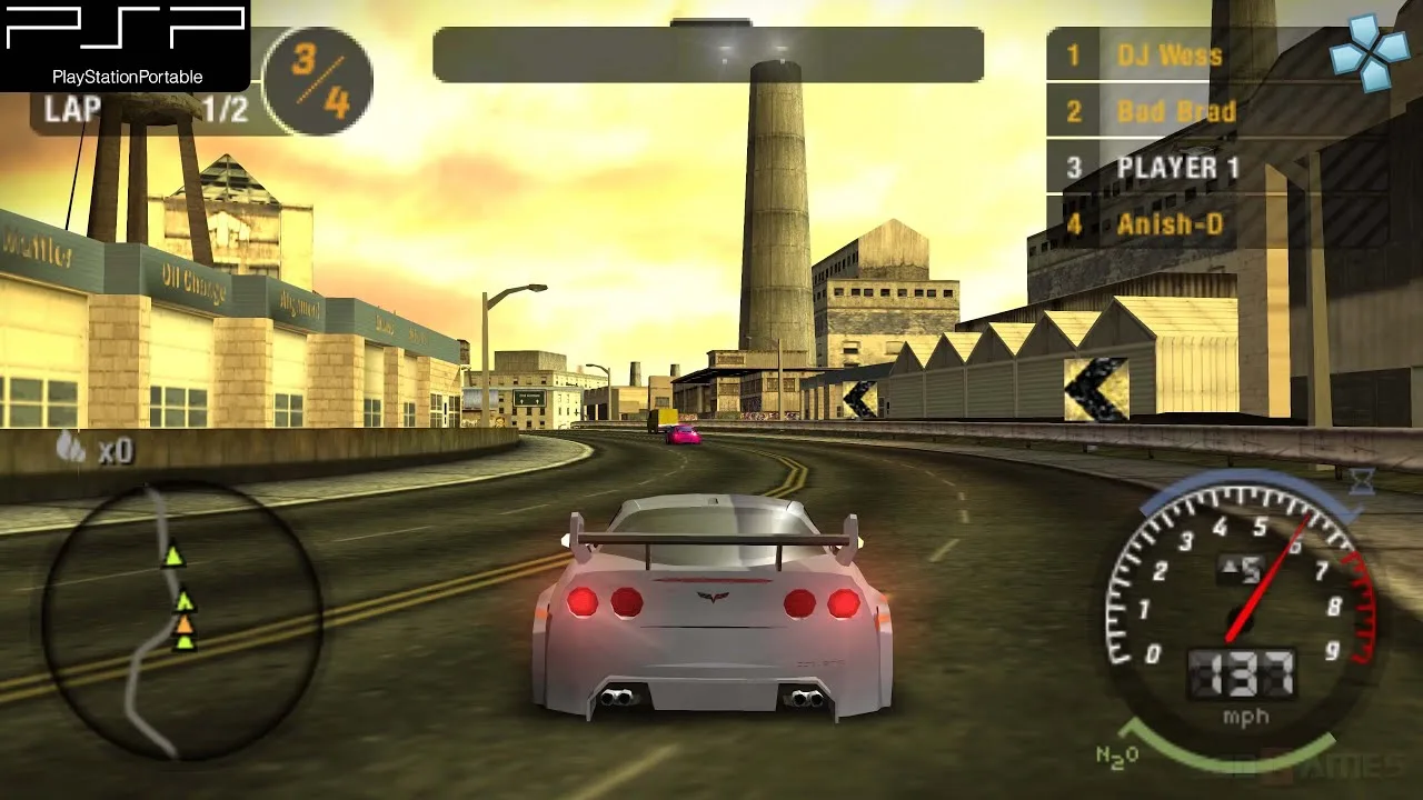 Game balapan ppsspp