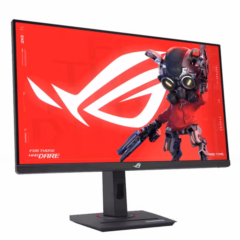 ASUS ROG Umumkan 2 Monitor Gaming Dual-Mode LCD 3 Rog Strix Xg27ucg Front View, To The Right