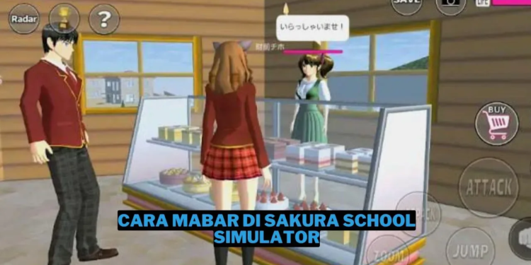 Cara main bareng (mabar) di sakura school simulator