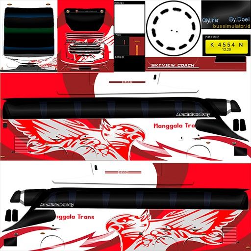 Skin Bus Simulator Indonesia Keren 1