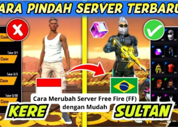 Cara merubah server free fire (ff) dengan mudah