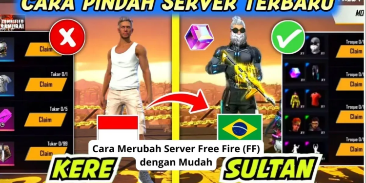 Cara merubah server free fire (ff) dengan mudah