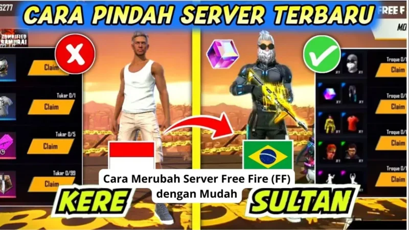 Cara Merubah Server Free Fire (FF) dengan Mudah