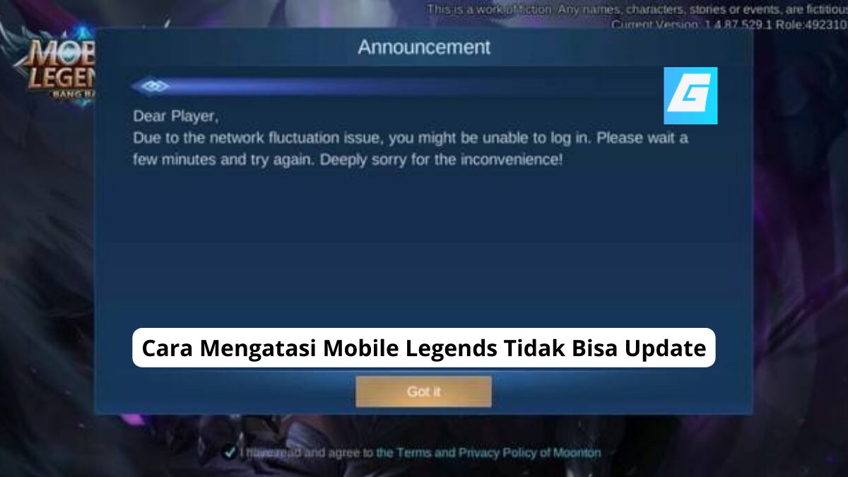 Cara Mengatasi Mobile Legends Tidak Bisa Update