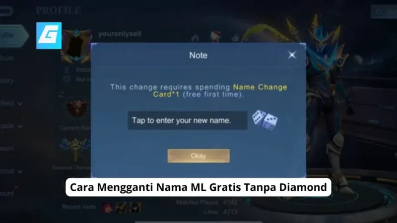 Cara Mengganti Nama ML Gratis Tanpa Diamond