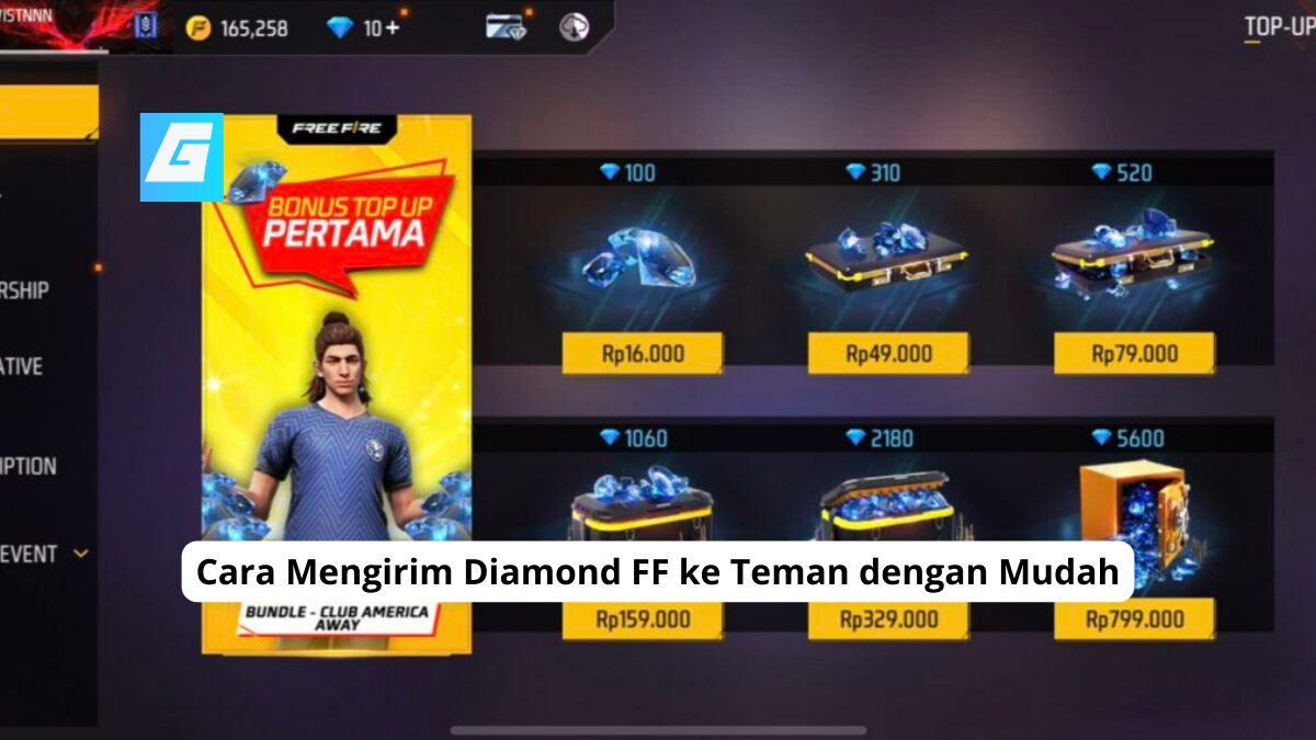 Cara Mengirim Diamond FF ke Teman dengan Mudah