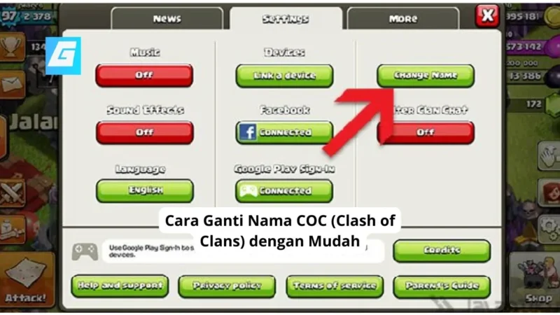 Cara Ganti Nama COC (Clash of Clans) dengan Mudah