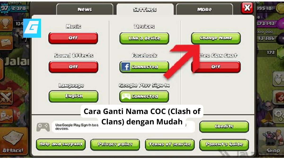 Cara Ganti Nama COC (Clash of Clans) dengan Mudah