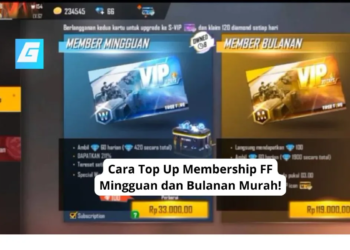 Cara top up membership ff mingguan dan bulanan murah!