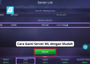 Cara ganti server ml dengan mudah