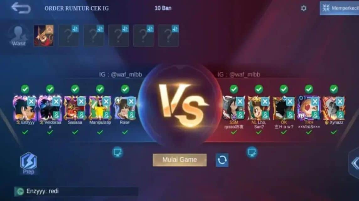 Room Turnamen Ml