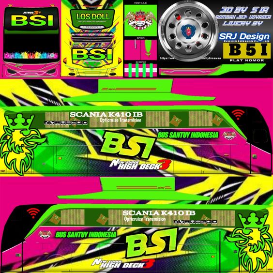 Stiker Bus Simulator 3d 1