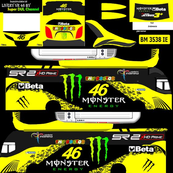 Stiker Bus Simulator Keren 3d 2022 1