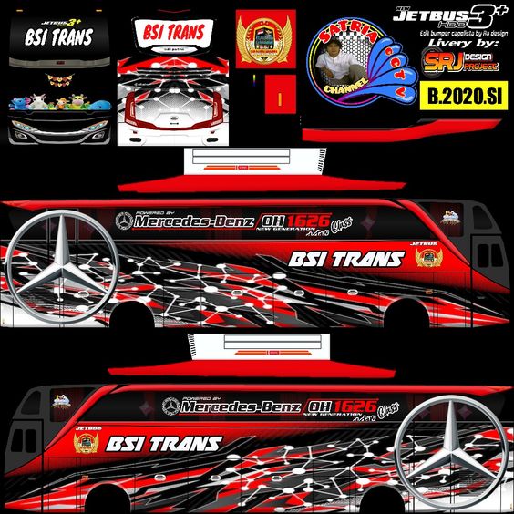 Stiker Bus Simulator Keren 3d Bergerak 1