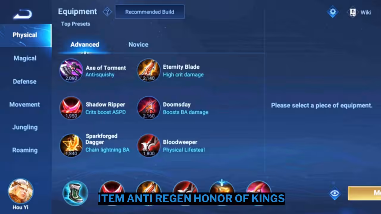 Daftar Item Anti Regen Honor of Kings 9 Daftar Item Anti Regen Honor of Kings