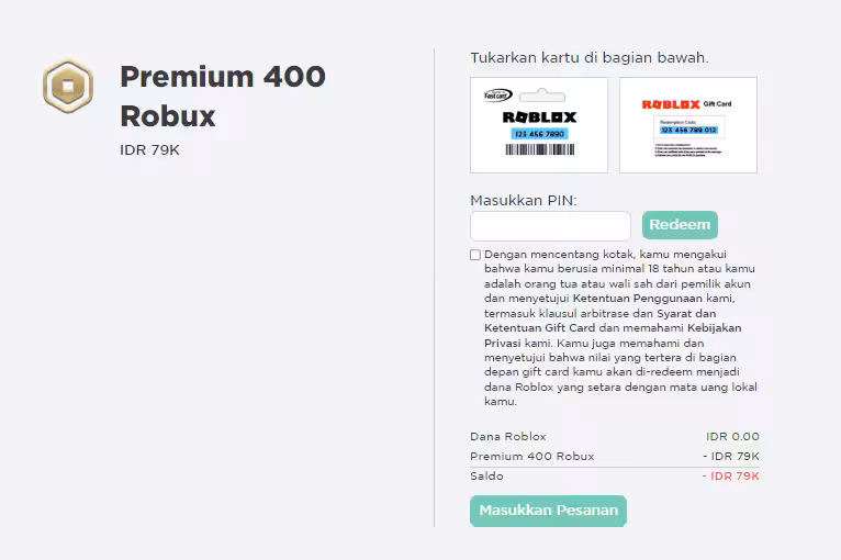 Cara Redeem Gift Card Roblox dengan Mudah 3 Cara Redeem Gift Card Roblox Dengan Mudah