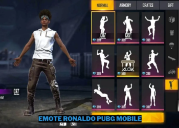 Cara mendapatkan emote ronaldo gratis di pubg mobile