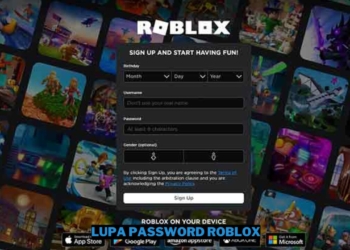 Cara mengatasi lupa password roblox