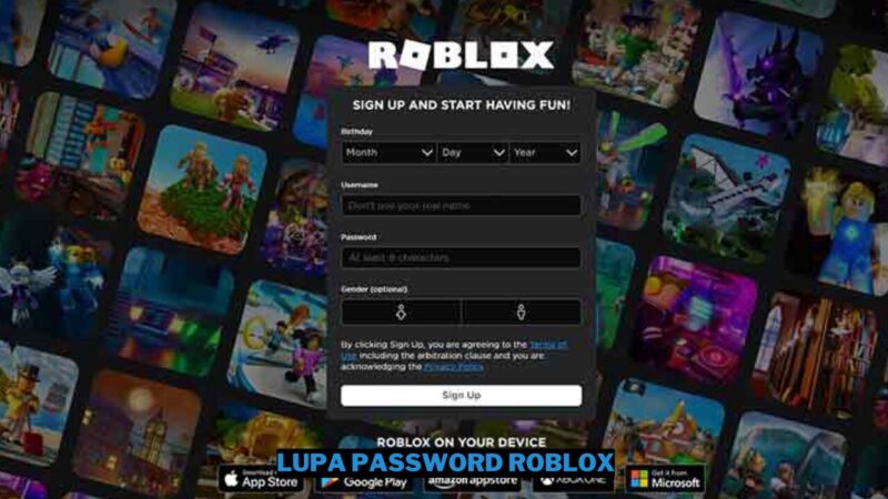 Cara Mengatasi Lupa Password Roblox