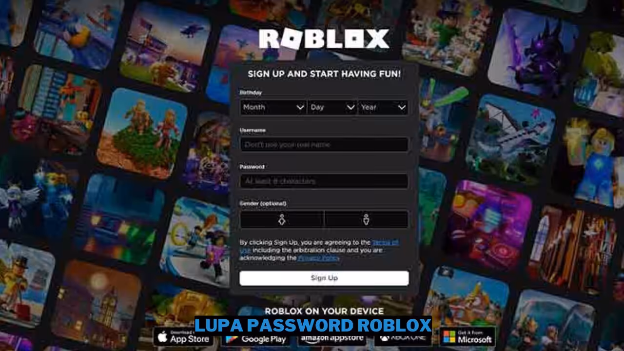Cara Mengatasi Lupa Password Roblox