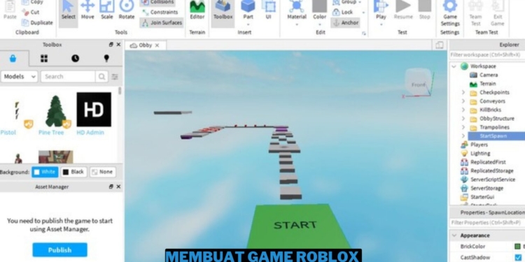 Cara membuat game di roblox dengan mudah