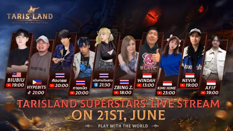 Tarisland Resmi Hadir untuk Kawasan Asia Tenggara pada 21 Juni 2024 3 Tarisland Superstars Event